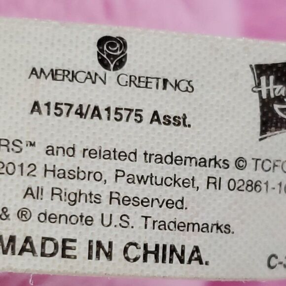 Care Bears Plush Cheer Bear Pink Rainbow 12" Stuffed Animal Toy Soft 2012 - Picture 6 of 10